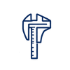 Step 2 icon: material inspection