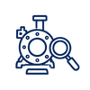 Step 1 icon: teardown and inspection